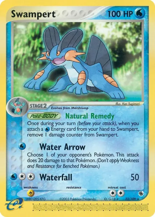 Swampert - 23/109 card art