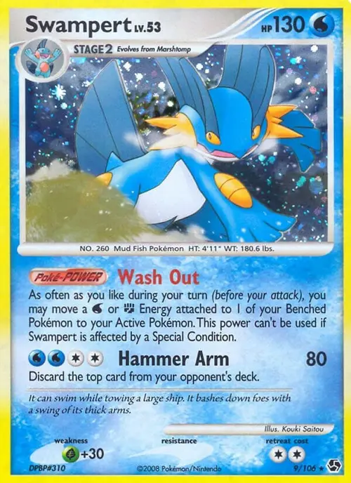 Swampert card art