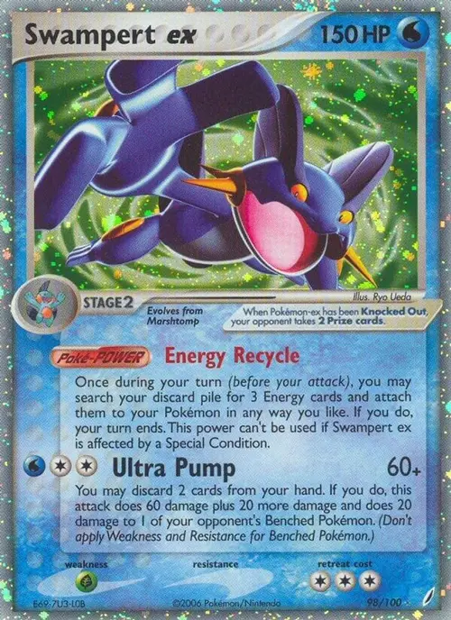 Swampert ex card art