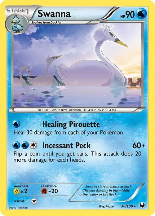 Swanna card art