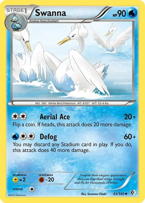 Swanna card art