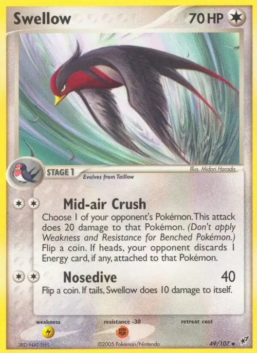 Swellow card art