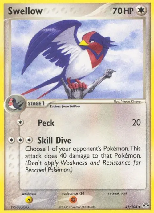 Swellow card art