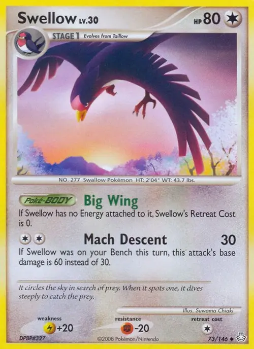 Swellow card art