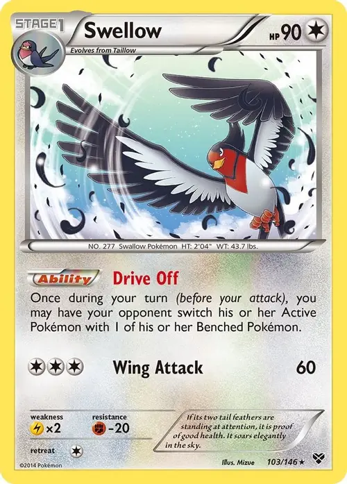 Swellow card art