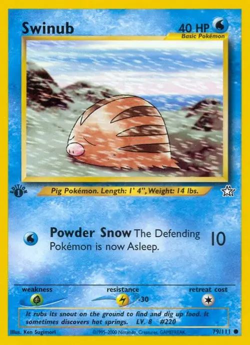 Swinub card art