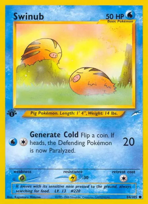 Swinub card art
