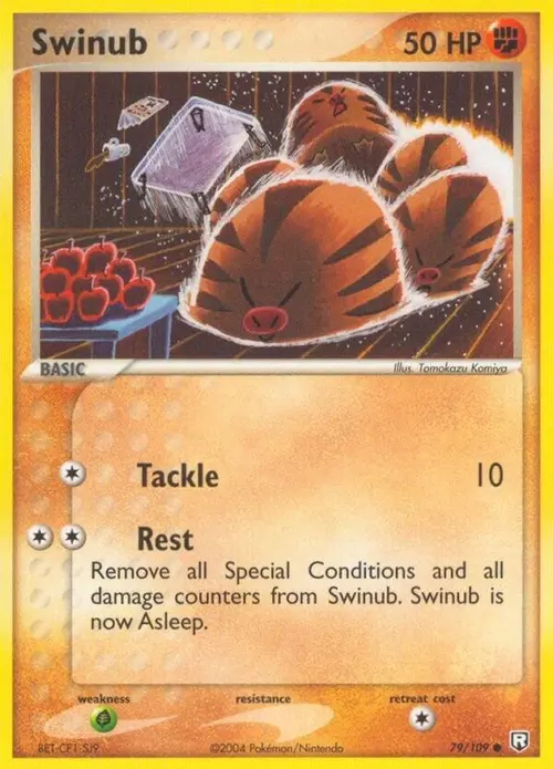 Swinub card art