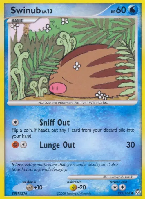 Swinub card art