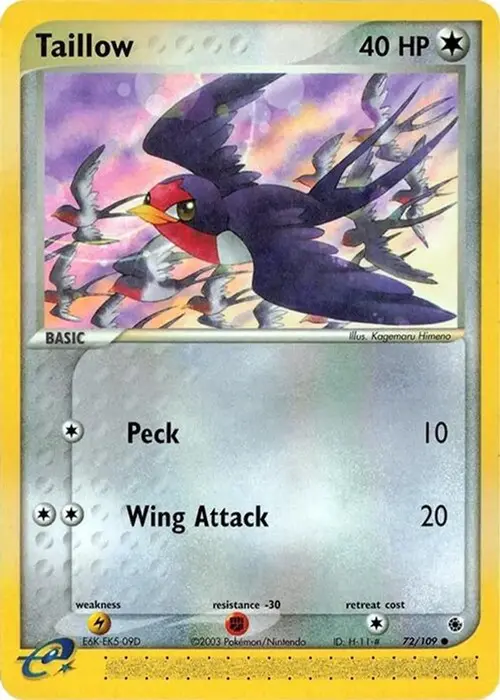 Taillow card art