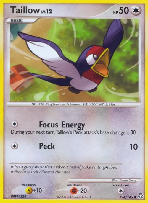 Taillow card art