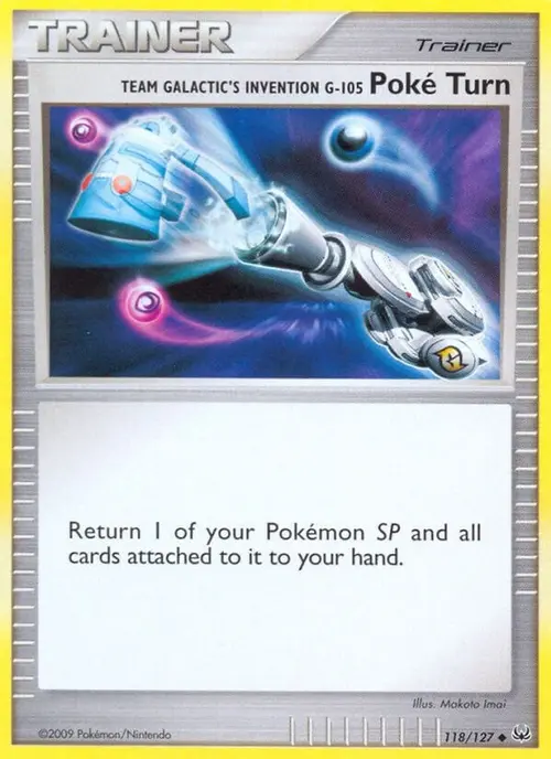 Team Galactic's Invention G-105 Poke Turn card art