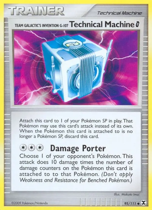 Team Galactic's Invention G-107 Technical Mach. G card art