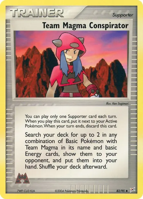 Team Magma Conspirator card art