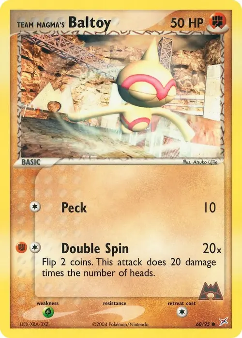 Team Magma's Baltoy - 60/95 card art