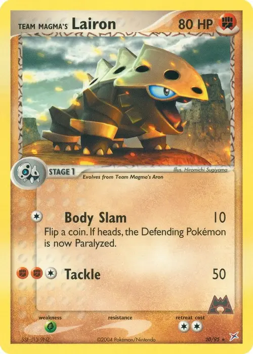 Team Magma's Lairon - 20/95 card art