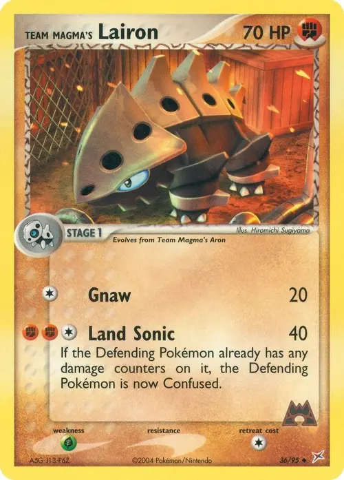 Team Magma's Lairon - 36/95 card art