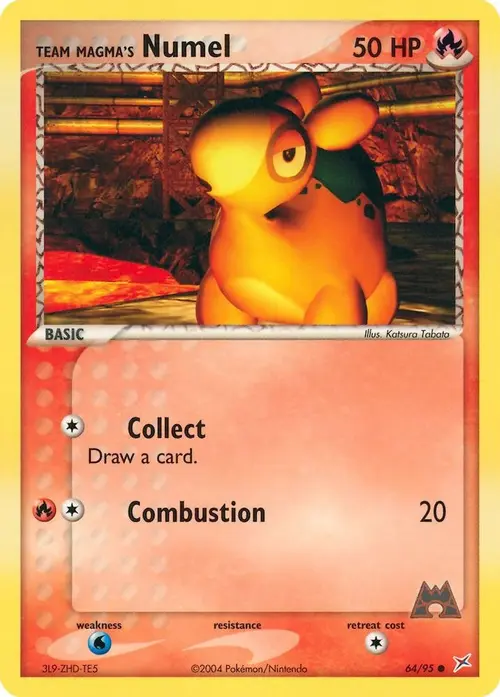 Team Magma's Numel card art