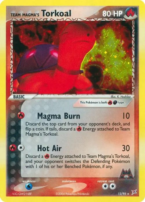 Team Magma's Torkoal card art