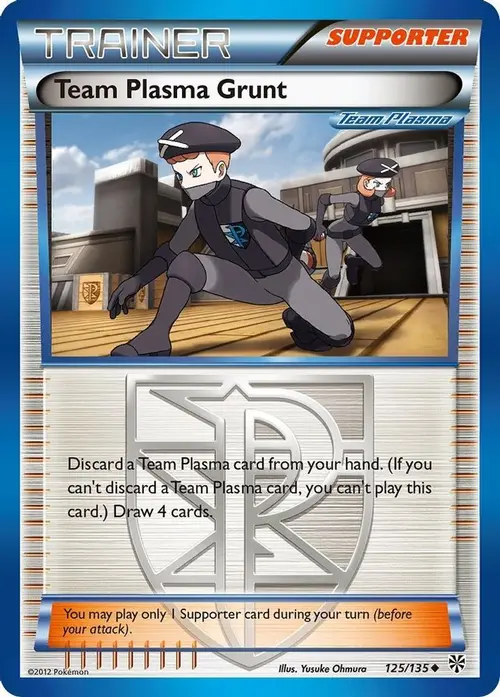 Team Plasma Grunt (Team Plasma) card art
