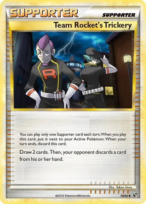 Team Rocket's Trickery card art