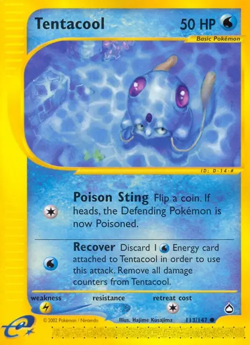 Tentacool card art