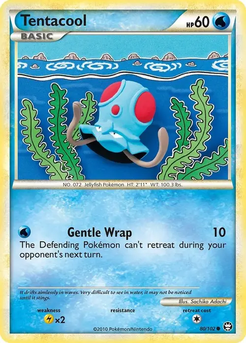 Tentacool card art
