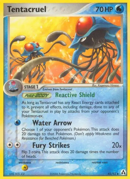 Tentacruel card art