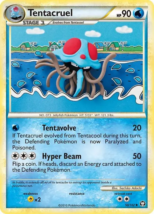 Tentacruel card art