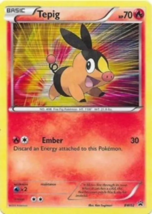 Tepig (BW02) card art