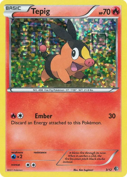 Tepig - 3/12 card art