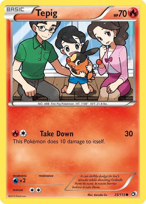 Tepig card art