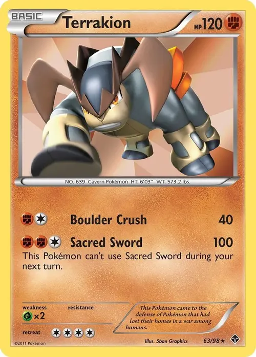 Terrakion card art