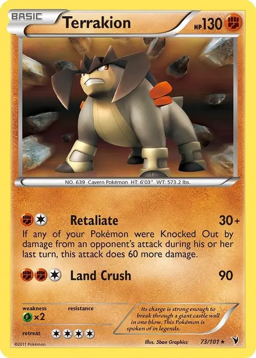 Terrakion card art