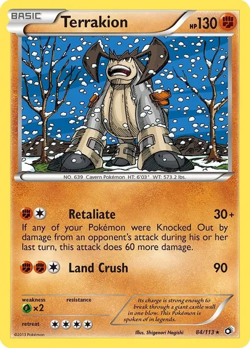 Terrakion card art
