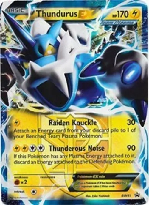 Thundurus EX (Team Plasma) - BW81 card art