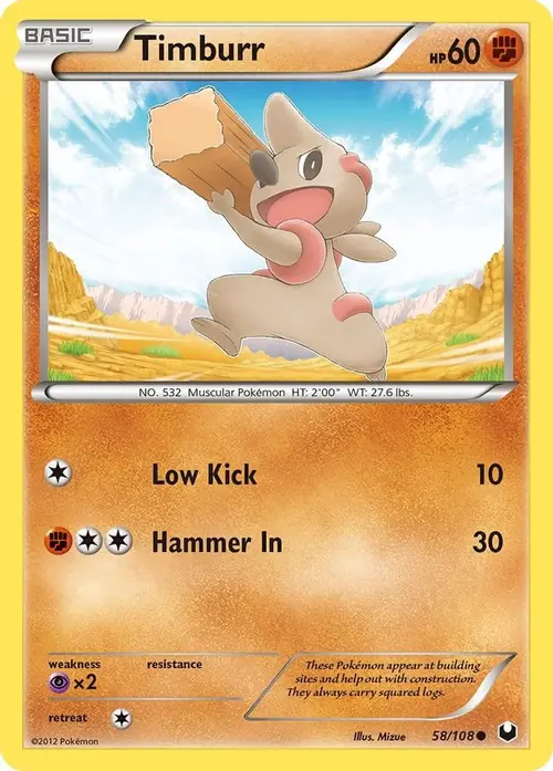 Timburr card art
