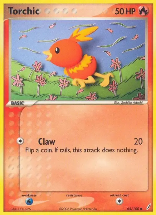 Torchic - 065/100 card art