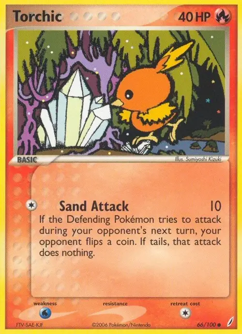 Torchic - 066/100 card art