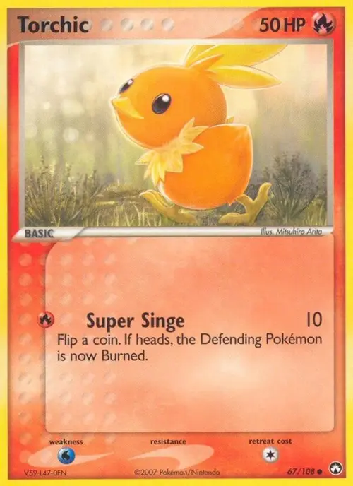Torchic card art