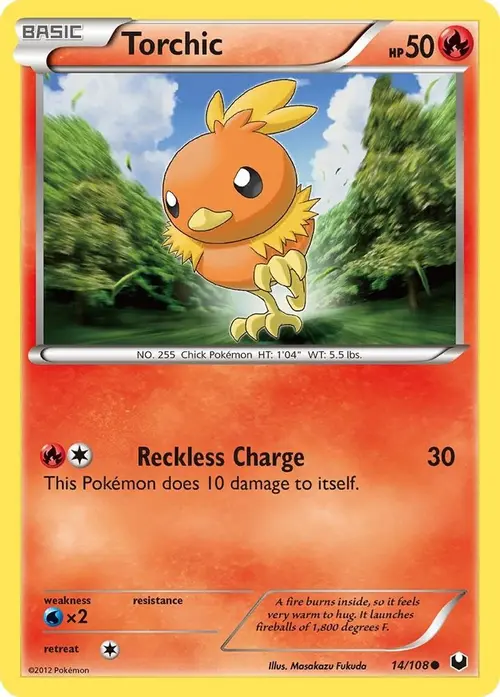 Torchic (14) card art
