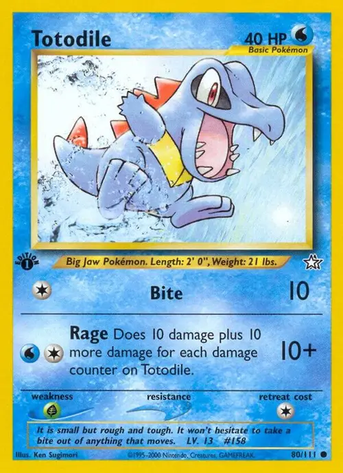 Totodile (80) card art