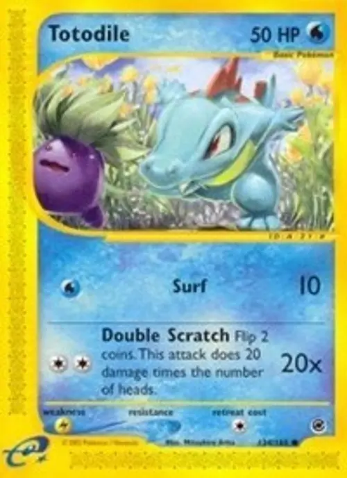 Totodile (134) card art