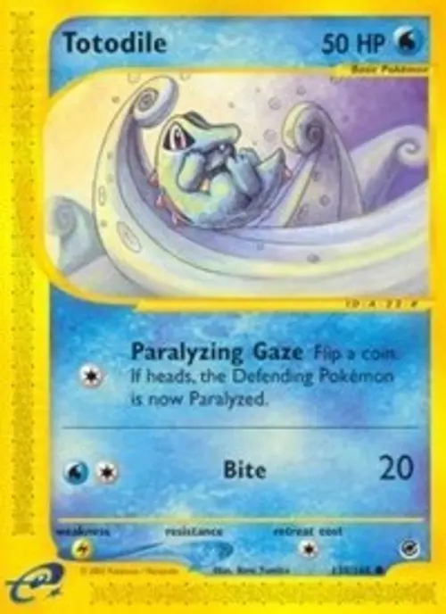 Totodile (135) card art