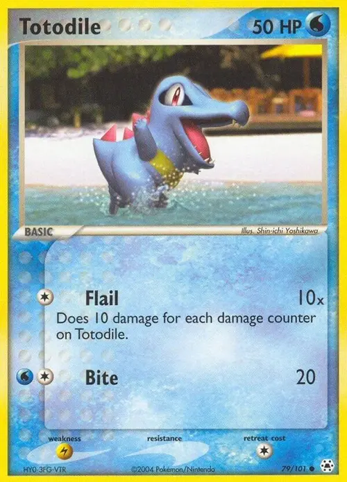 Totodile card art