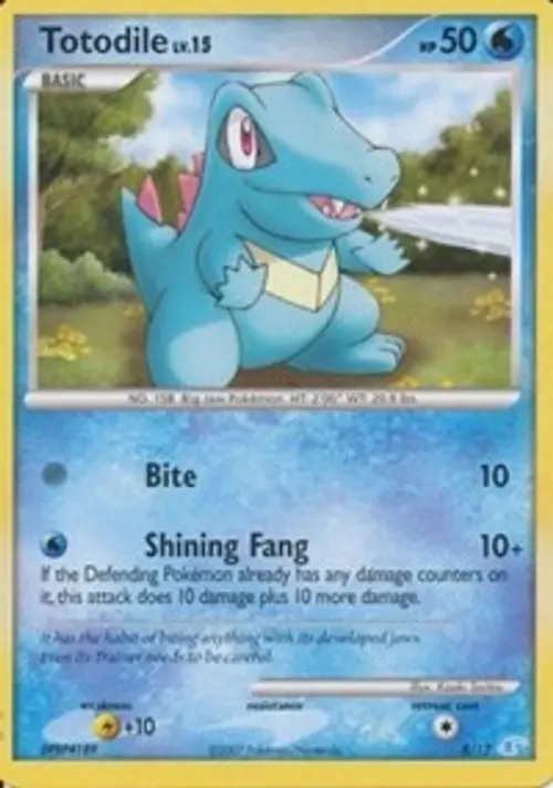 Totodile card art