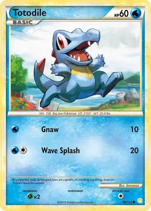 Totodile card art