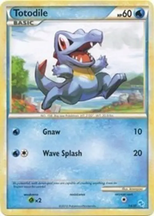 Totodile (#14) card art