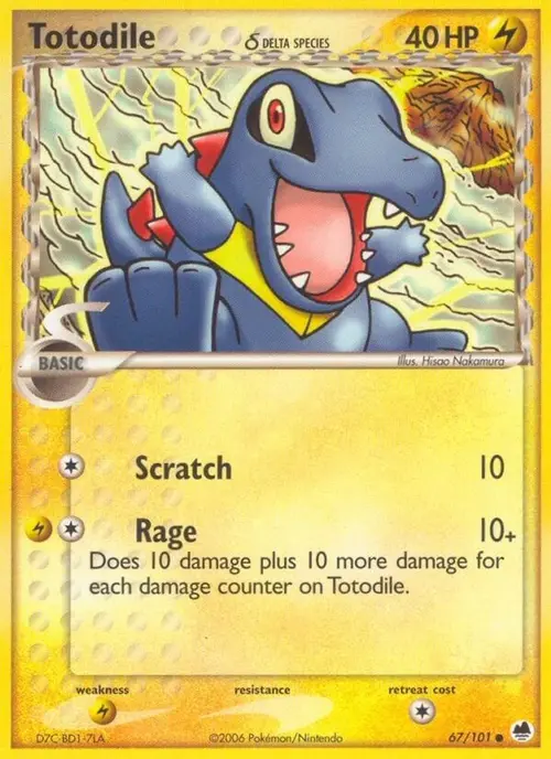 Totodile (Delta Species) card art