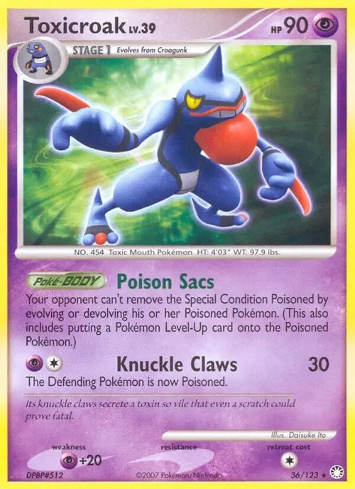Toxicroak card art